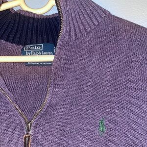 Vintage Polo by Ralph Lauren Purple Sweater (Size Large)